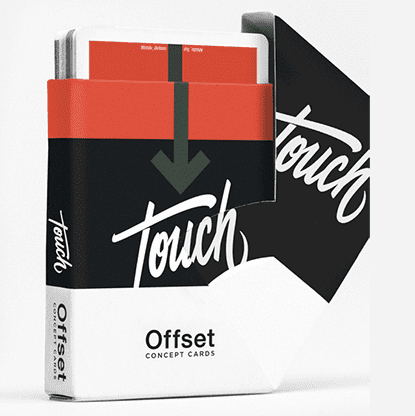 Offset Orange Playing Cards by Cardistry Touch