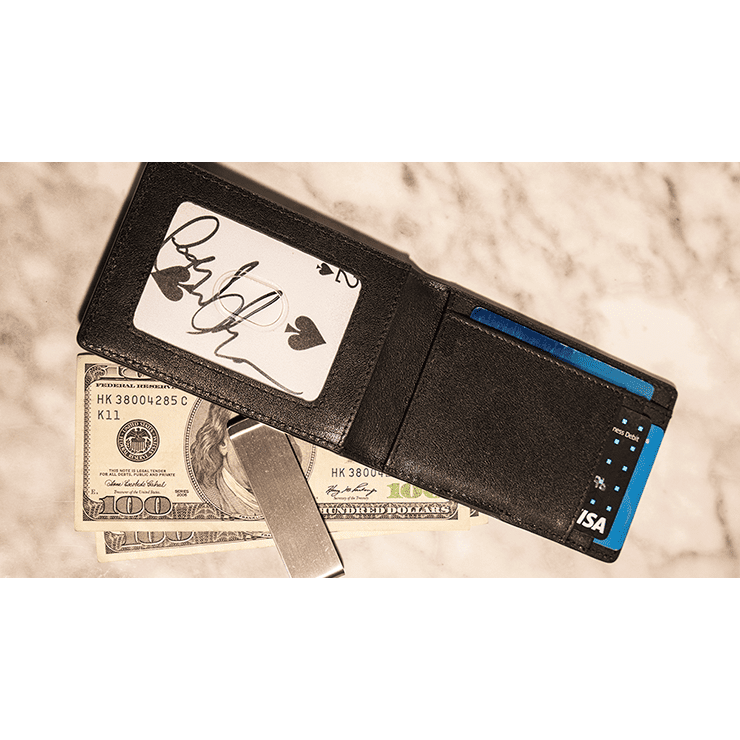 FPS Wallet Black (Gimmicks and Online Instructions) by Magic Firm - Trick