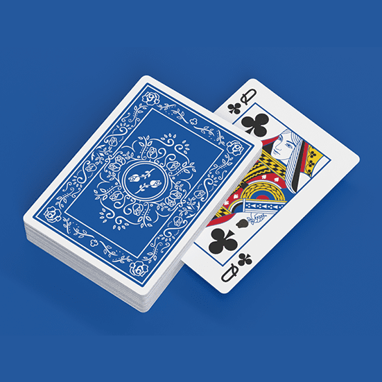 Black Roses Blue Magic Playing Cards