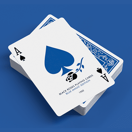 Black Roses Blue Magic Playing Cards
