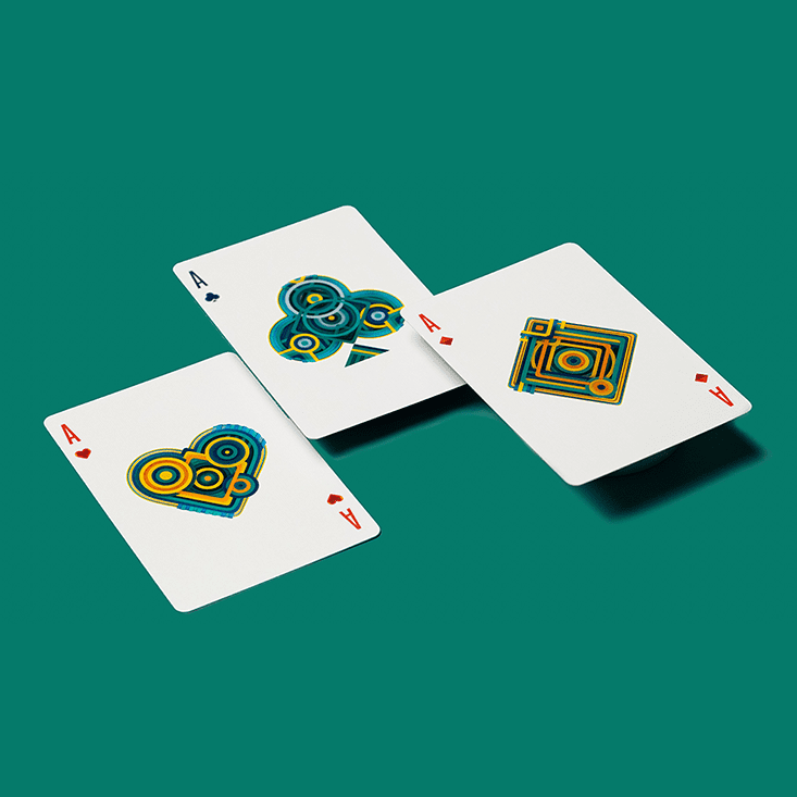 Play Dead V2 Playing Cards by Riffle Shuffle