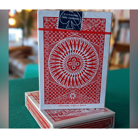 Experts Thin Crushed Printed on Web Press Tally Ho Circle Back (Red) Playing Cards