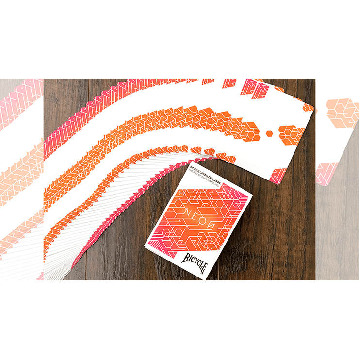 Orange Bump Neon Playing Cards by US Playing Card Co