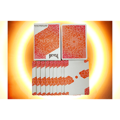 Orange Bump Neon Playing Cards by US Playing Card Co