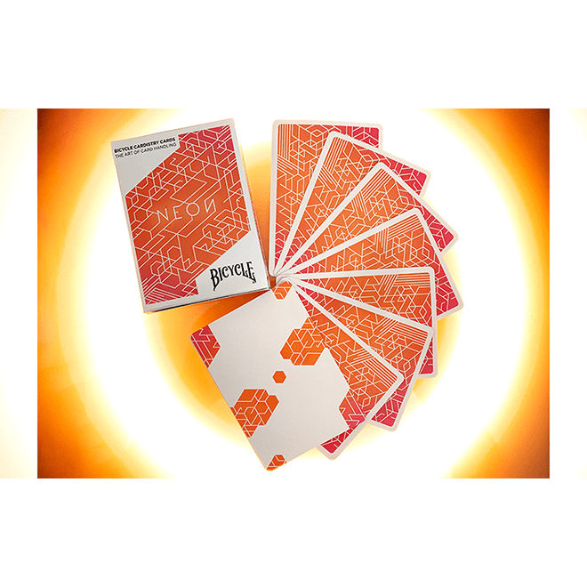 Orange Bump Neon Playing Cards by US Playing Card Co