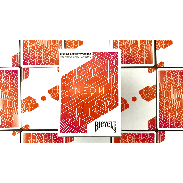 Orange Bump Neon Playing Cards by US Playing Card Co