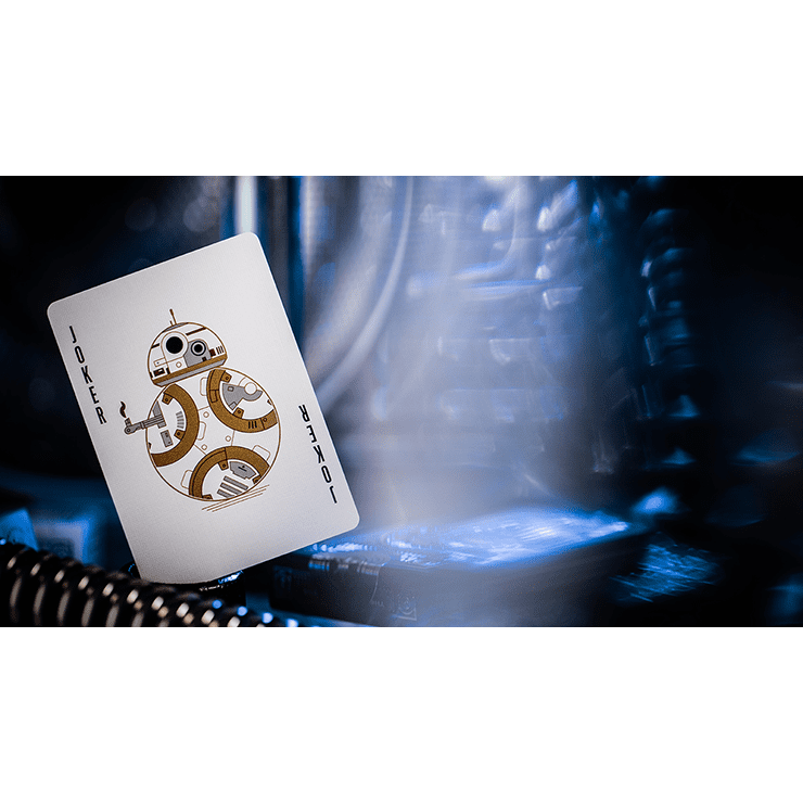 Star Wars Light Side Silver Edition Playing Cards (White) by theory11