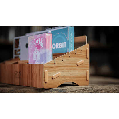 Wooden (Small- 18 Decks) Playing Card Display by TCC