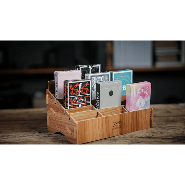 Wooden (Small- 18 Decks) Playing Card Display by TCC