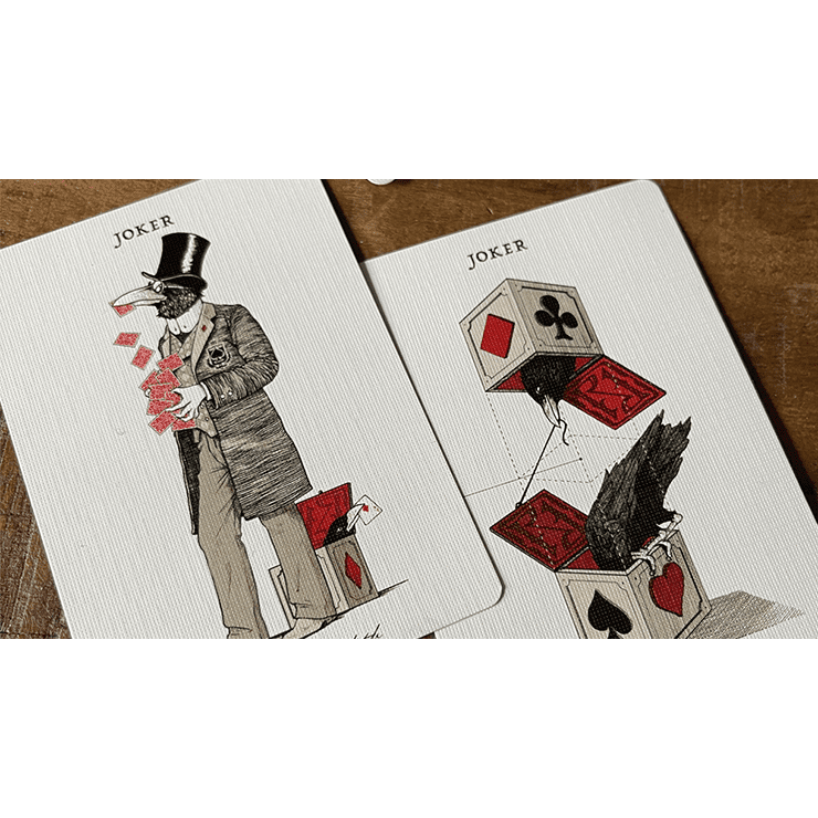 RAVN IIII (Red) Playing Cards Designed by Stockholm17