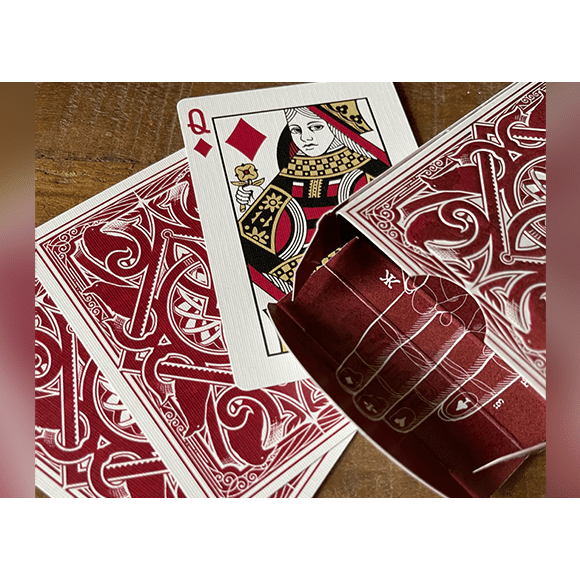 RAVN IIII (Red) Playing Cards Designed by Stockholm17