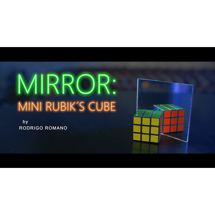 Mirror Mini Rubik Cube (Gimmick and Online Instructions) by Rodrigo Romano - Trick