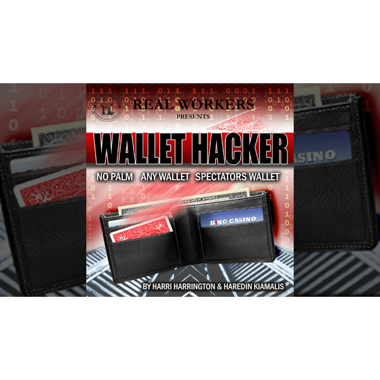 Wallet Hacker RED (Gimmicks and Online Instruction) by Joel Dickinson - Trick