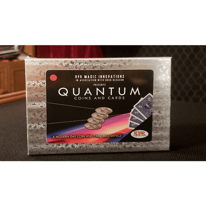 Quantum Coins (US Quarter Red Card) Gimmicks and Online Instructions by Greg Gleason and RPR Magic Innovations