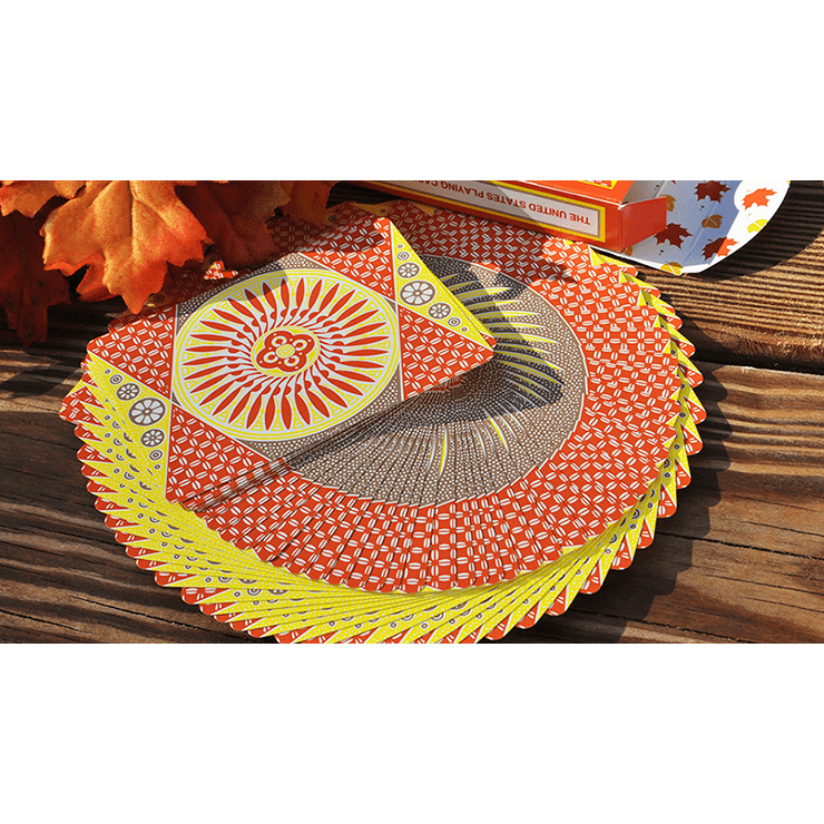 Tally-Ho Autumn Circle Back Playing Cards
