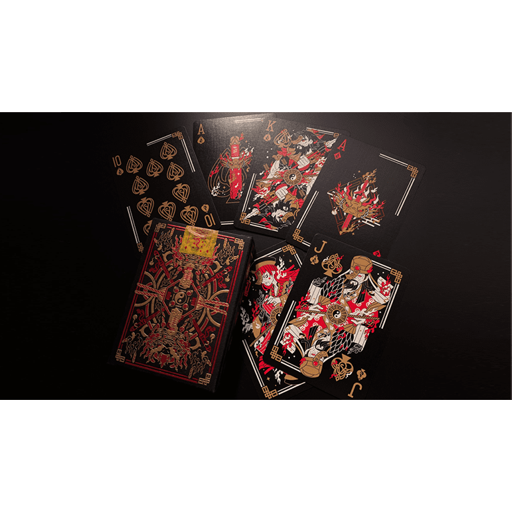 Midnight Geung Si Playing Cards by HypieLab