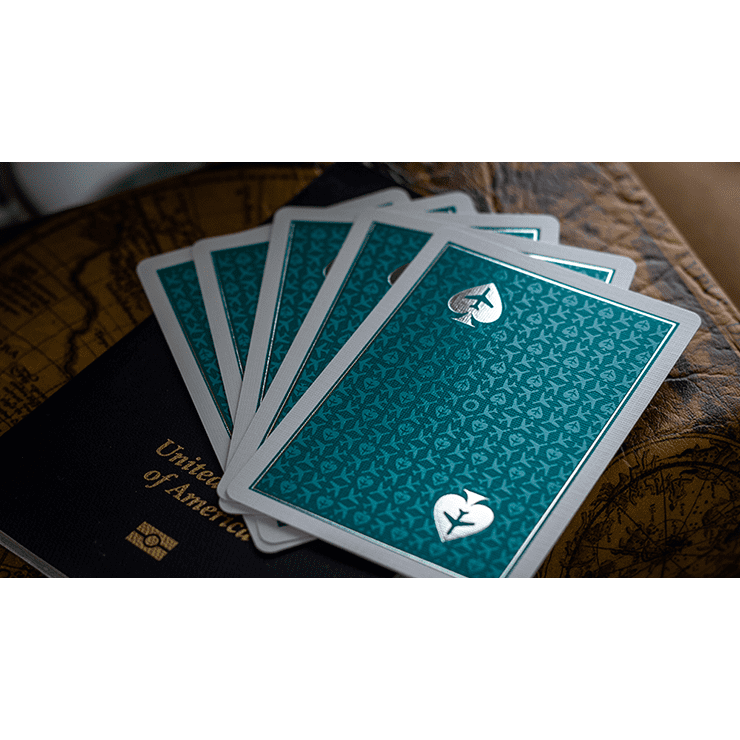 Limited Edition Lounge  in Terminal Teal by Jetsetter Playing Cards