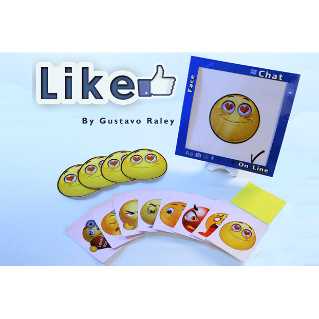 LIKE (Gimmicks and Online Instructions) by Gustavo Raley - Trick