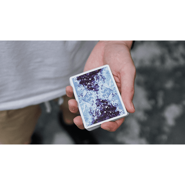 Fluid Art Blue (Cardistry Edition) Playing Cards