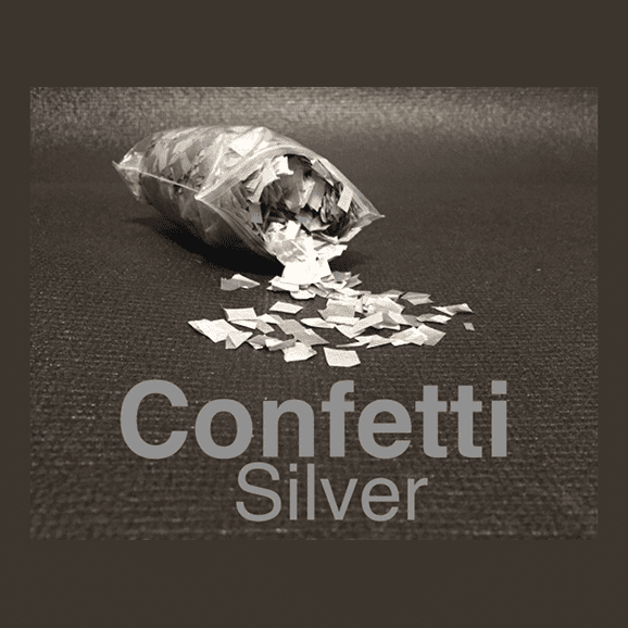 Confetti SILVER Light by Victor Voitko (Gimmick and Online Instructions) - Trick