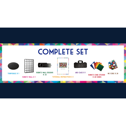 RUBIKS WALL Complete Set by Bond Lee - Trick (Two Part Item)