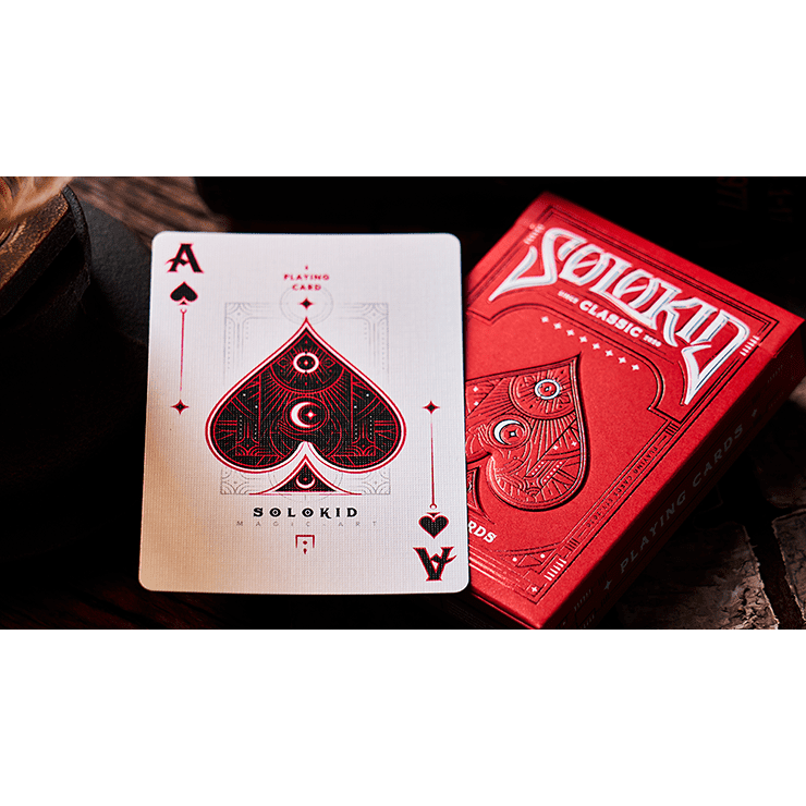 Solokid Ruby Playing Cards by SOLOKID Playing Cards