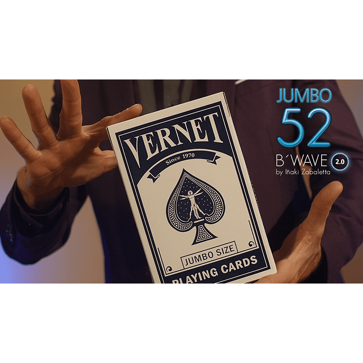 52 B Wave Jumbo 2.0 (Gimmicks and Online Instructions) by Vernet Magic - Trick