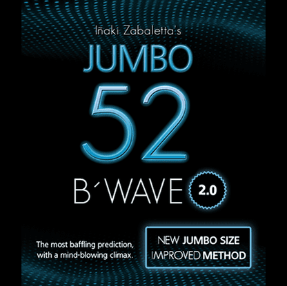 52 B Wave Jumbo 2.0 (Gimmicks and Online Instructions) by Vernet Magic - Trick