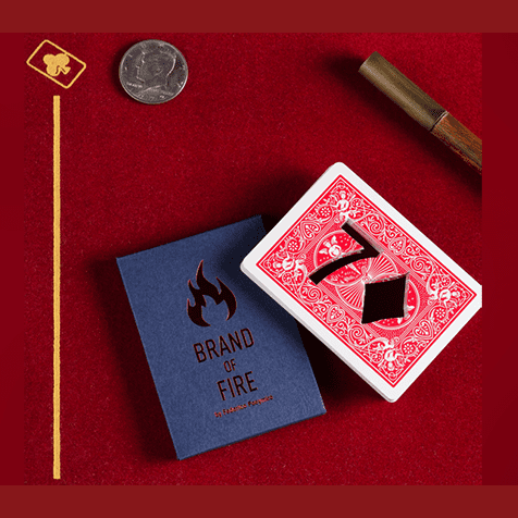 BRAND OF FIRE / RED (Gimmicks and Online Instructions) by Federico Poeymiro - Trick