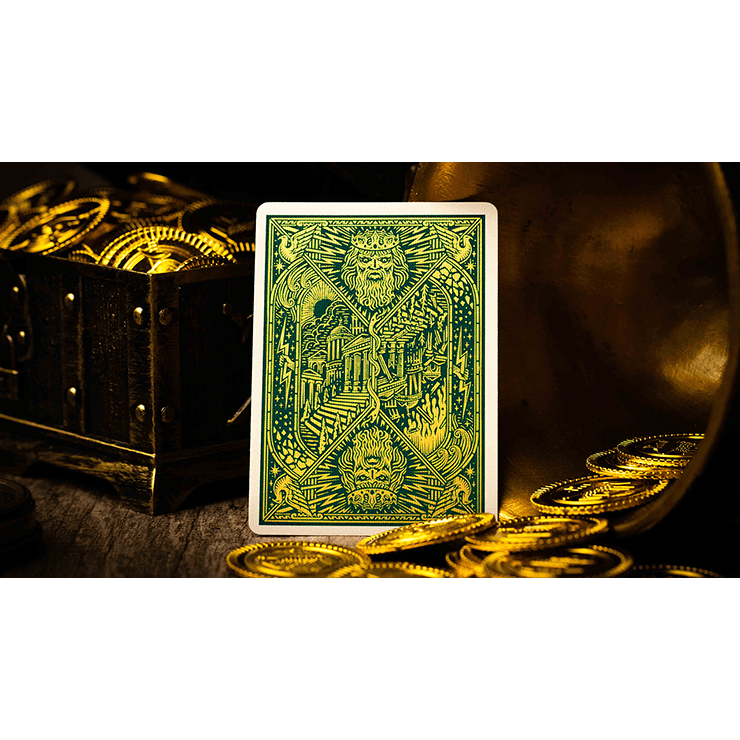 Atlantis Rise Edition Playing Cards by Riffle Shuffle