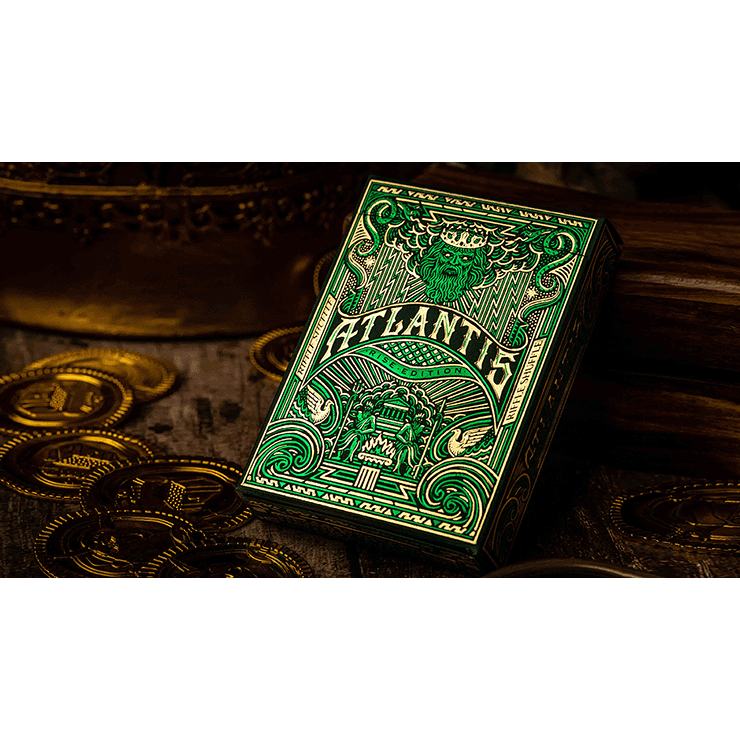 Atlantis Rise Edition Playing Cards by Riffle Shuffle