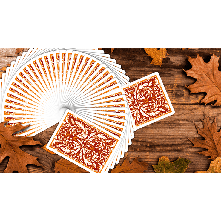 Leaves Autumn Edition Collector's Box Set Playing Cards by Dutch Card House Company