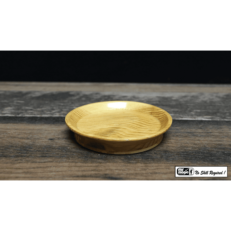 Wooden Coin Tray by Mr. Magic - Trick