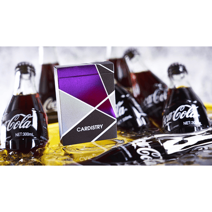 Purple Cardistry Playing Cards by BOCOPO