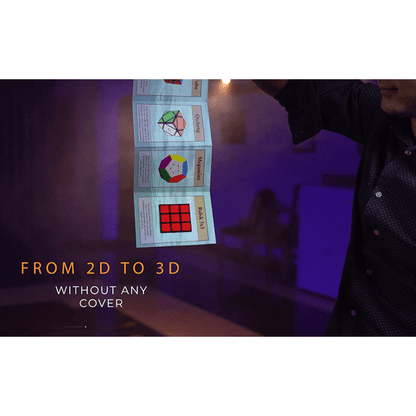 Rubik's Cube 3D Advertising (Gimmicks and Online Instructions) by Henry Evans and Martin Braessas - Trick