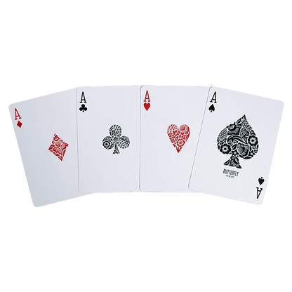 Butterfly Playing Cards Marked (Blue) 3rd Edition by Ondrej Psenicka