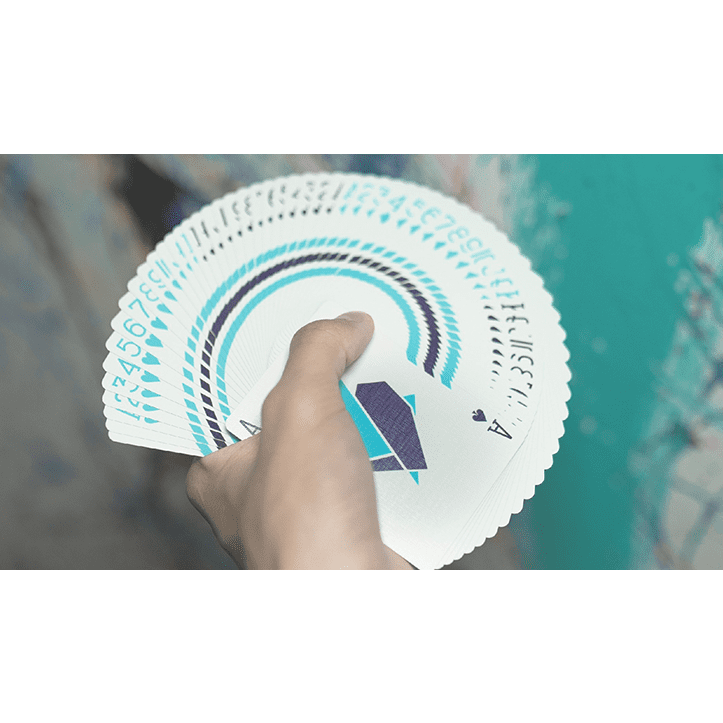 Flexible Gradients Blue Playing Cards by TCC