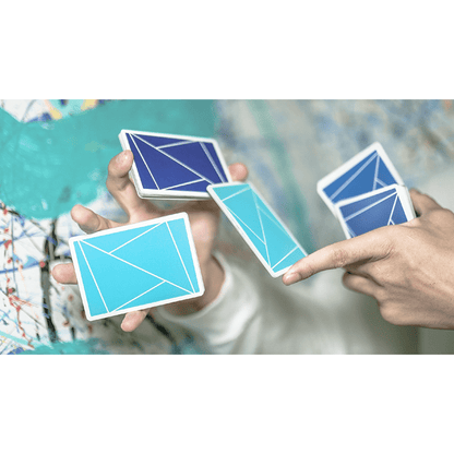 Flexible Gradients Blue Playing Cards by TCC