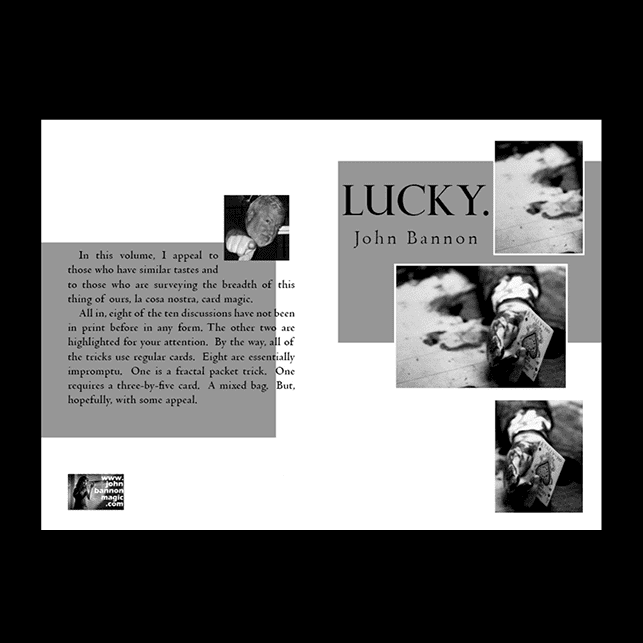 Lucky by John Bannon - Book