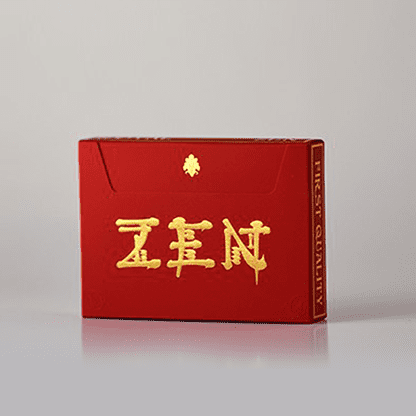 Royal Zen (RED/GOLD) Playing Cards by Expert Playing Cards