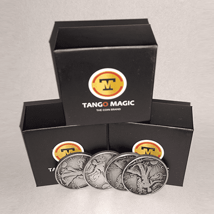 Replica Walking Liberty TUC plus 3 coins (Gimmicks and Online Instructions) by Tango Magic - Trick