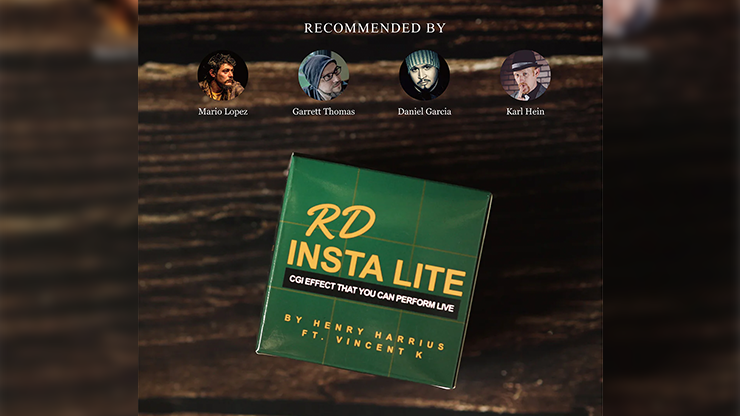 RD Insta Lite (Gimmick and Online Instructions) by Henry Harrius - Trick