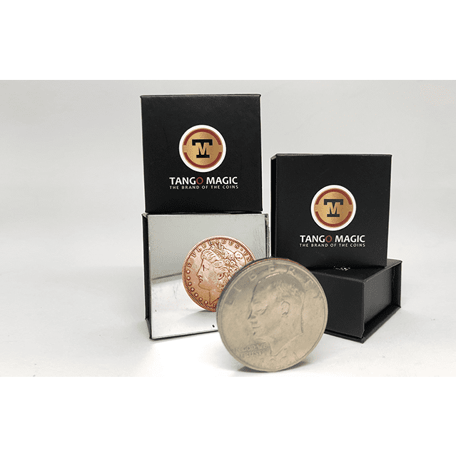 Copper Morgan Copper and Silver (Gimmicks and Online Instructions) by Tango Magic - Trick