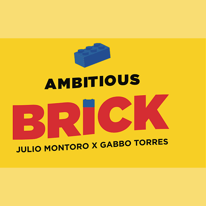 AMBITIOUS BRICK (Gimmicks and Online Instructions) by Julio Montoro and Gabbo Torres - Trick
