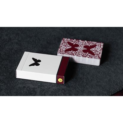 Stripper Butterfly Playing Cards Version 2 Marked (Red) by Ondrej Psenicka