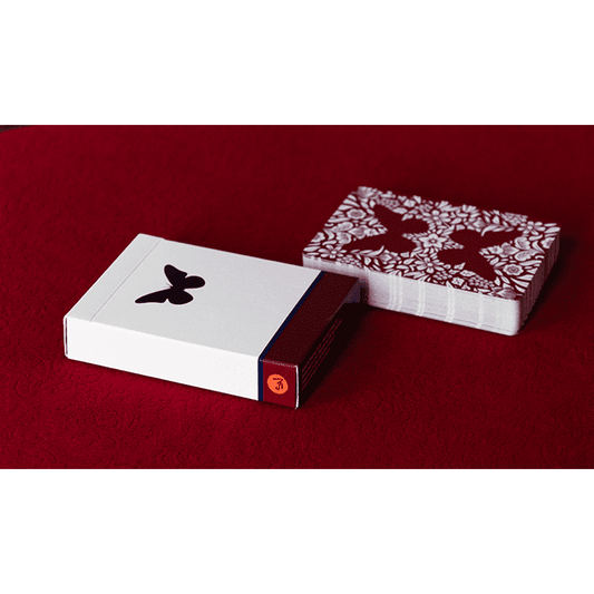 Svengali Butterfly Playing Cards Version 2 (Red) by Ondrej Psenicka