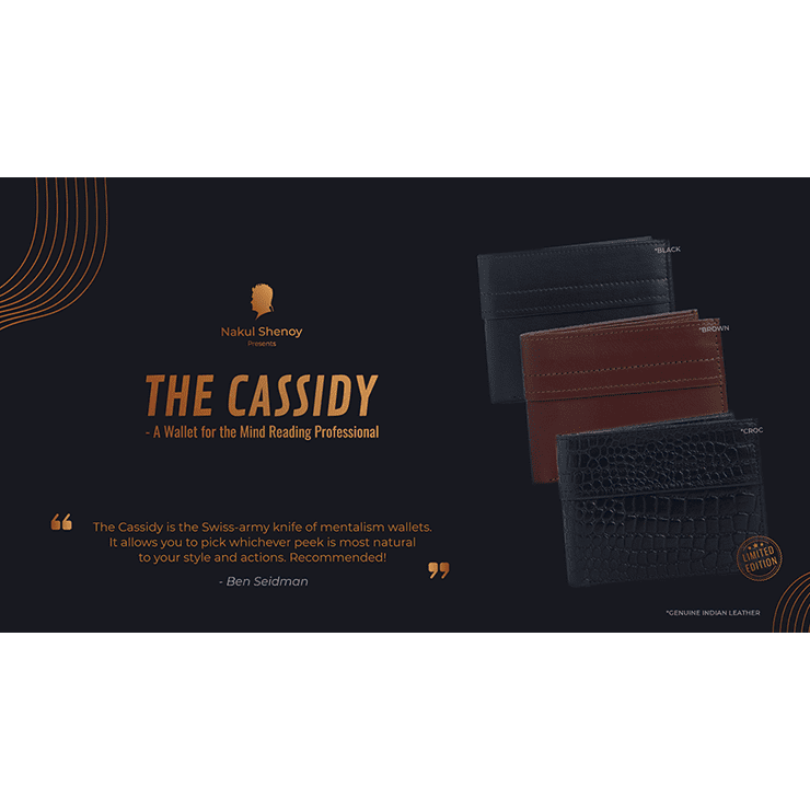 THE CASSIDY WALLET BLACK by Nakul Shenoy - Trick