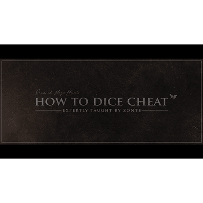 How to Cheat at Dice Black Leather (Props and Online Instructions)  by Zonte and SansMinds - Trick