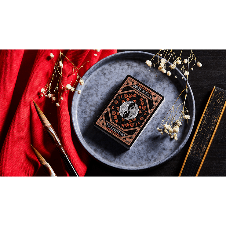 Oriental Memory Black playing Cards