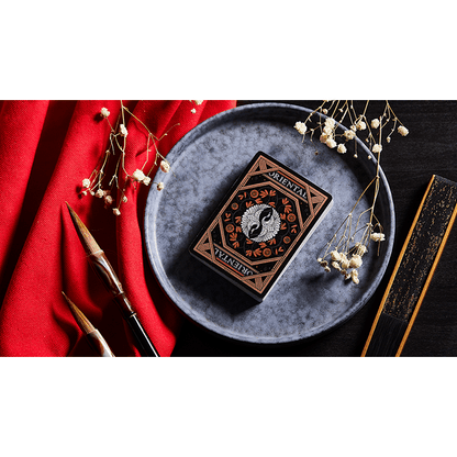 Oriental Memory Black playing Cards